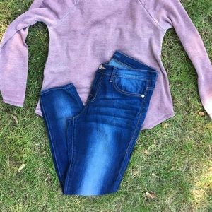 Dark Wash Ankle Jeans